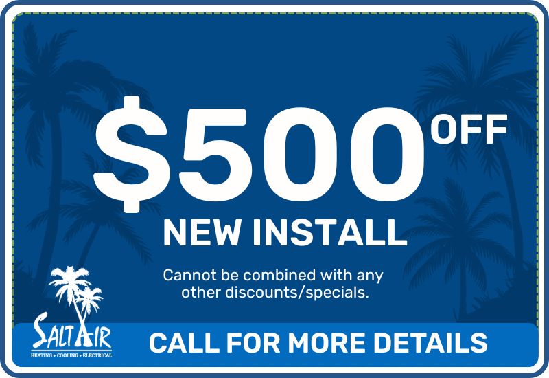 $500 off for new install offer