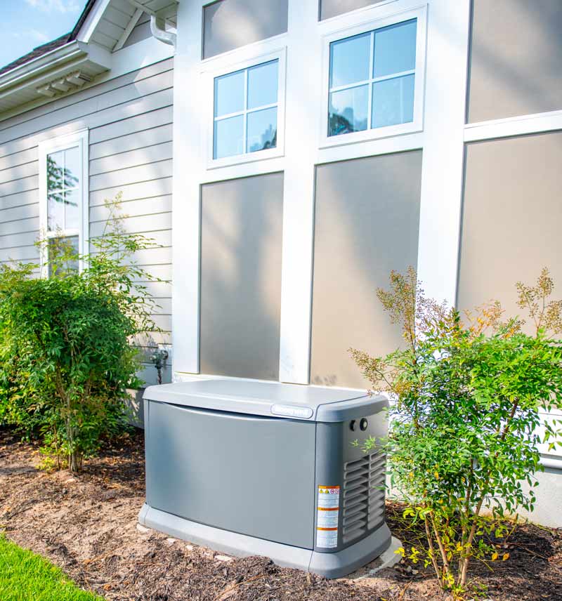 Whole-house generator installation completed