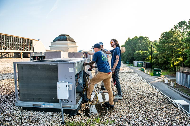 Commercial HVAC services by experienced technicians