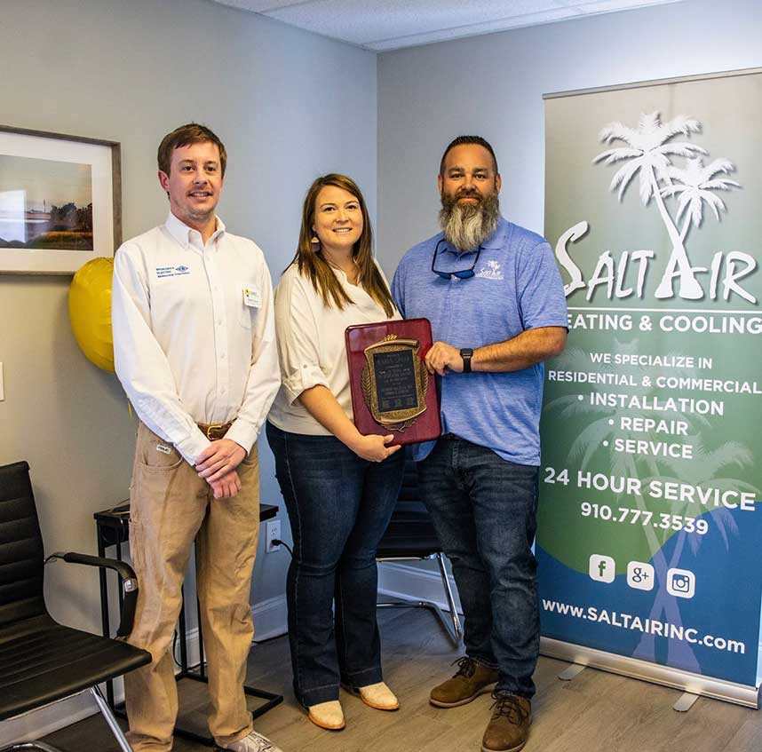 Salt Air team participating in a community event