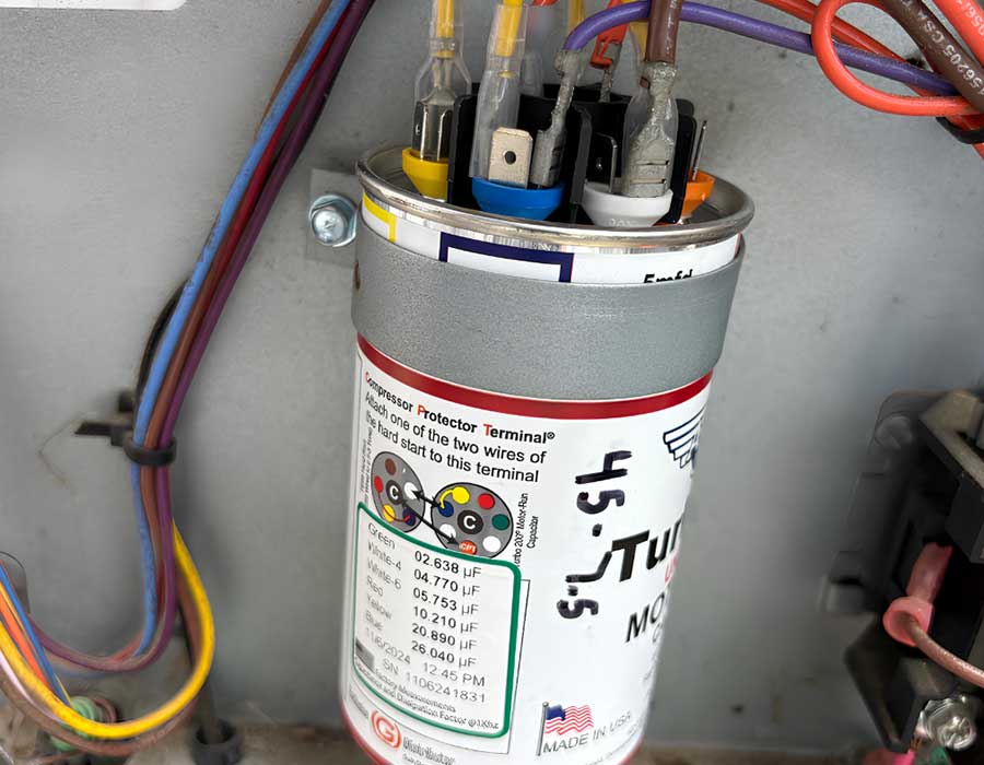 Emergency HVAC repair in progress