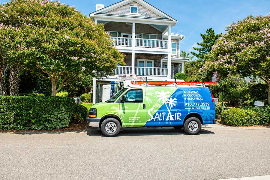 Salt Air van supporting local community efforts